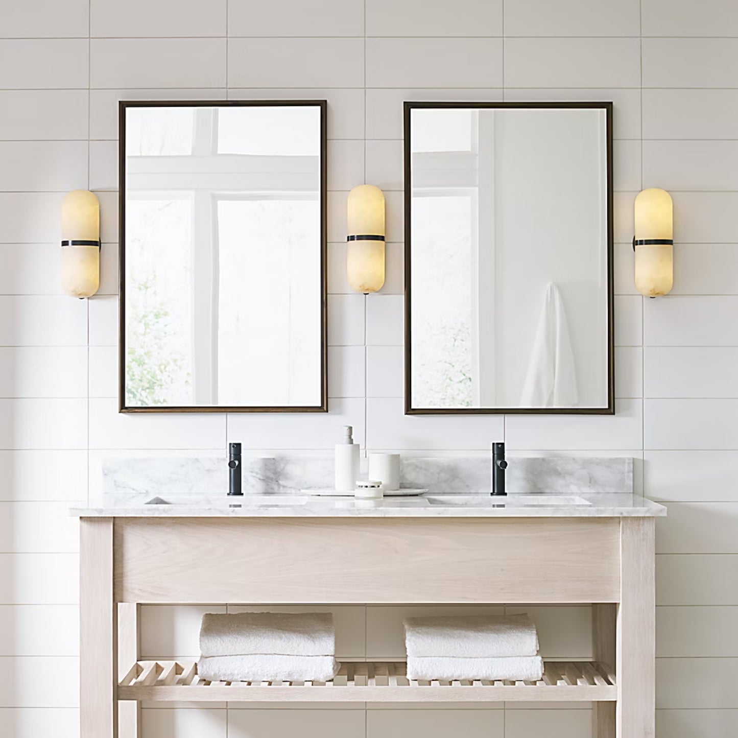 Kelly Wearstler Melange Alabaster Pill Form Wall Sconce Wall Light Bloomingdales Lighting