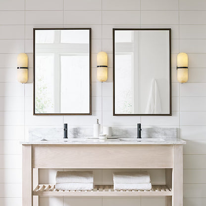 Kelly Wearstler Melange Alabaster Pill Form Wall Sconce Wall Light Bloomingdales Lighting