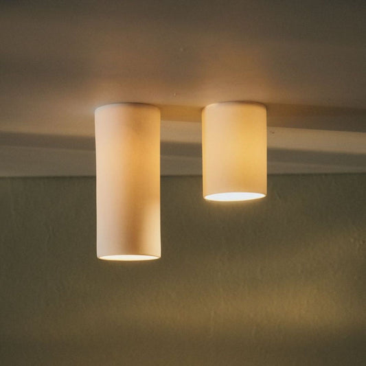 Dusked Eos Ceramic Ceiling Light Ceiling Flush Mount Studio Enti White Small