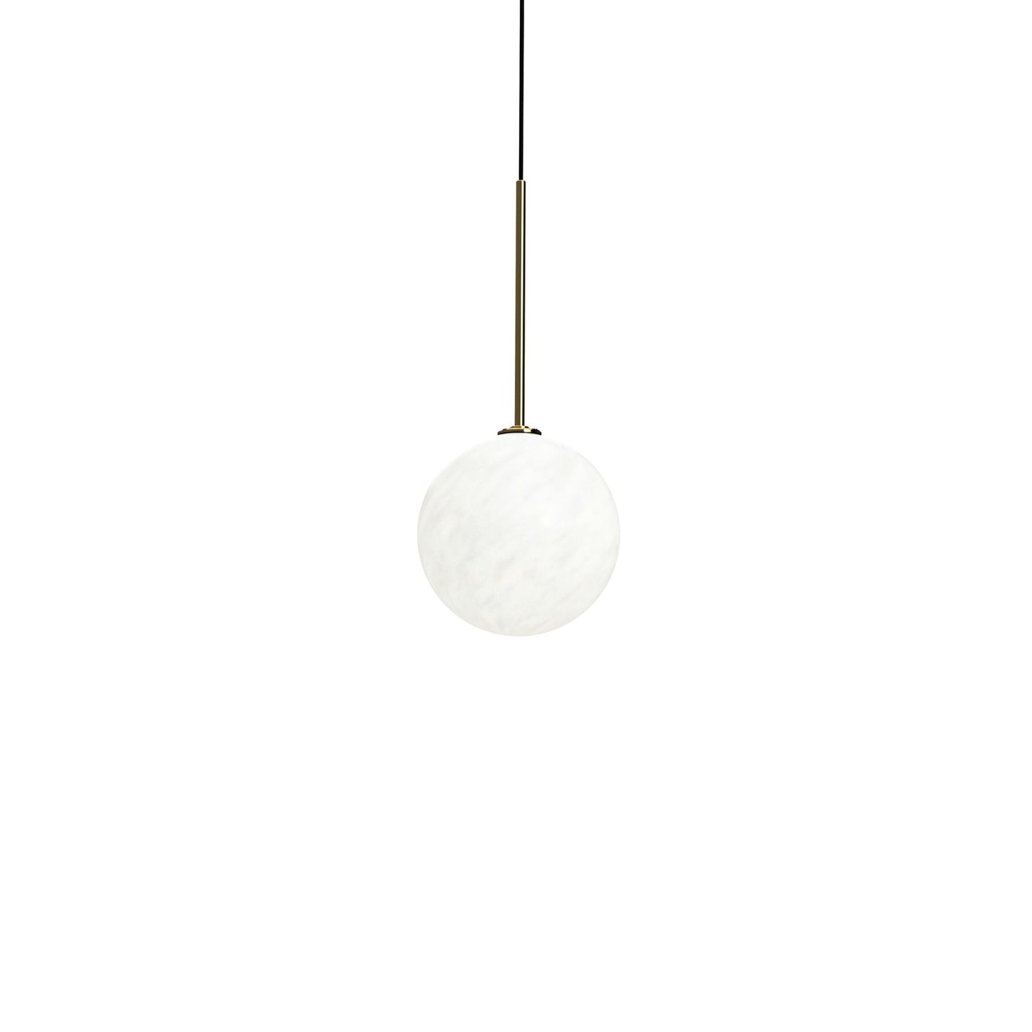 Orb Single Glass Pendant Light Pendant Light ILANEL Cloudy 20 cm
