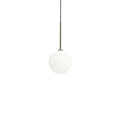 Orb Single Glass Pendant Light Pendant Light ILANEL Cloudy 20 cm