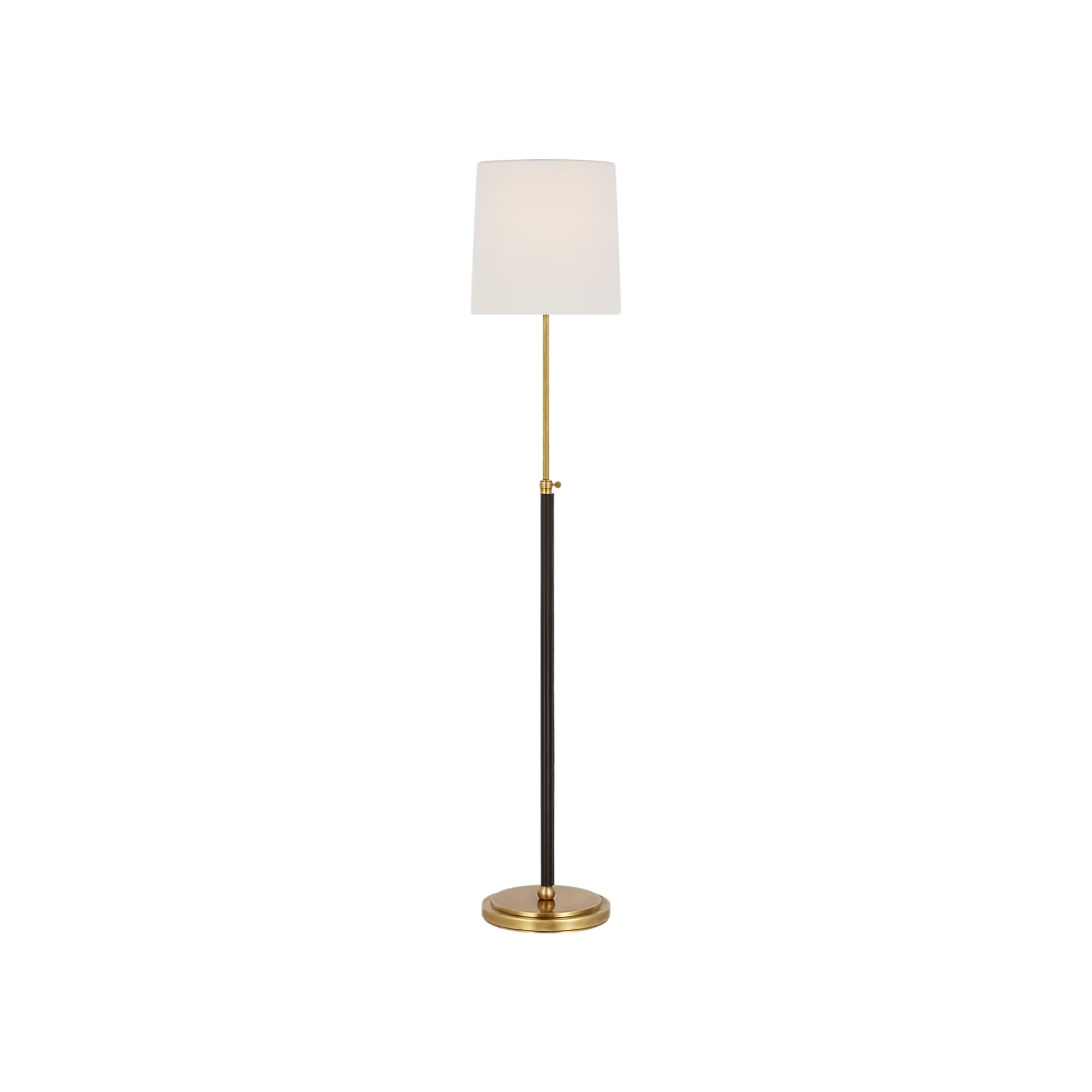 Thomas O'Brien Bryant Leather Wrapped Floor Lamp - Brass Floor Lamp Bloomingdales Lighting Brass