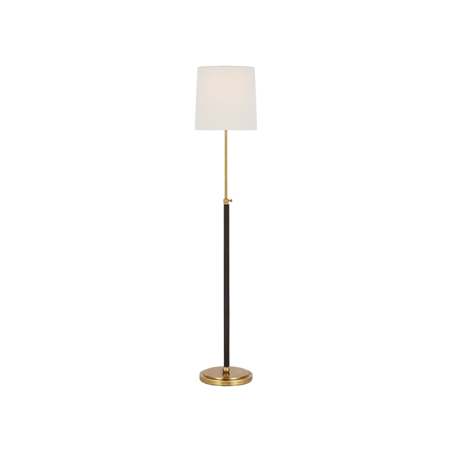 Thomas O'Brien Bryant Leather Wrapped Floor Lamp - Bronze Floor Lamp Bloomingdales Lighting Brass