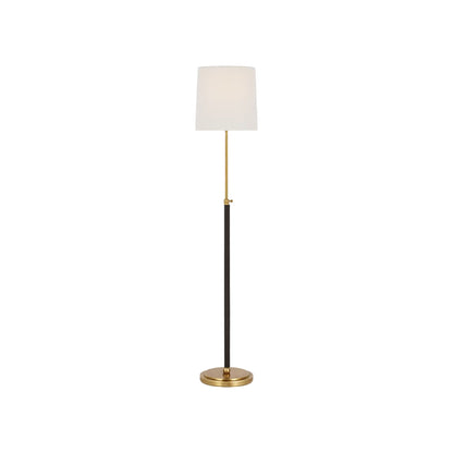 Thomas O'Brien Bryant Leather Wrapped Floor Lamp - Bronze Floor Lamp Bloomingdales Lighting Brass