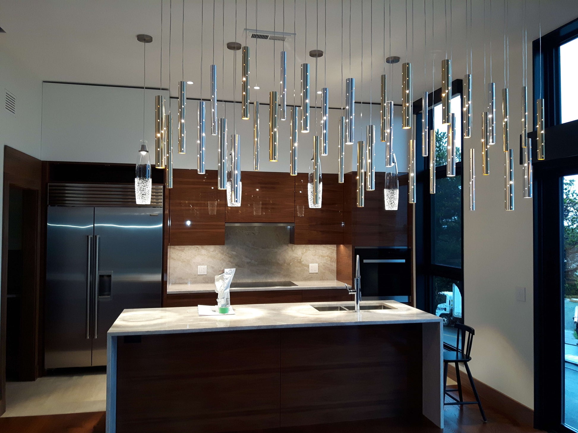 Heavy Rain Multi Drop Pendant Light Pendant Light ILANEL