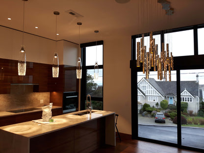 Heavy Rain Multi Drop Pendant Light Pendant Light ILANEL