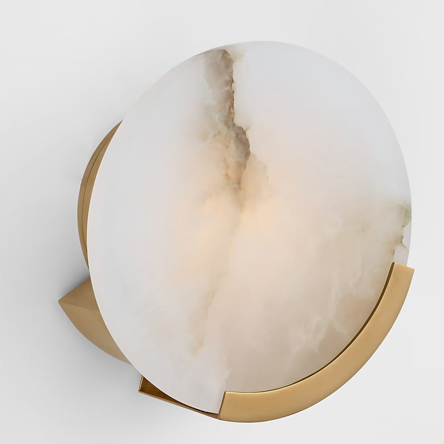 Kelly Wearstler Melange Alabaster Round Wall Sconce Wall Light Bloomingdales Lighting