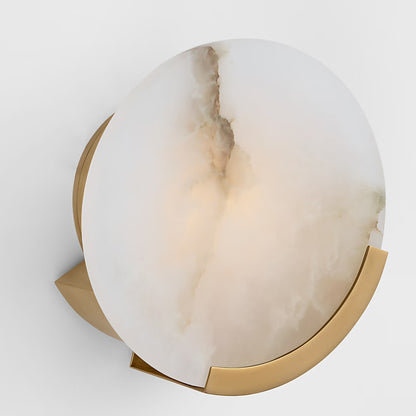 Kelly Wearstler Melange Alabaster Round Wall Sconce Wall Light Bloomingdales Lighting