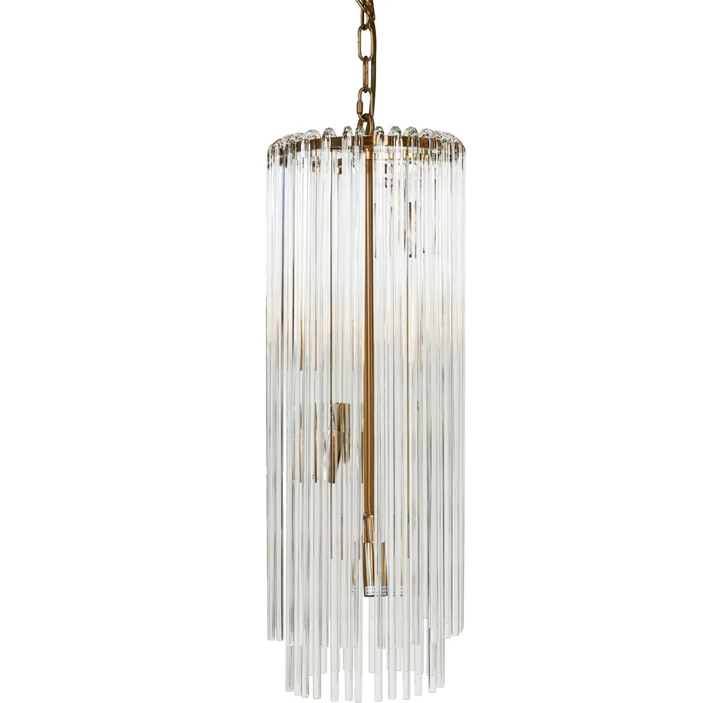 Zara Brass Petite Pendant Light Pendant Light Cafe Lighting Long  