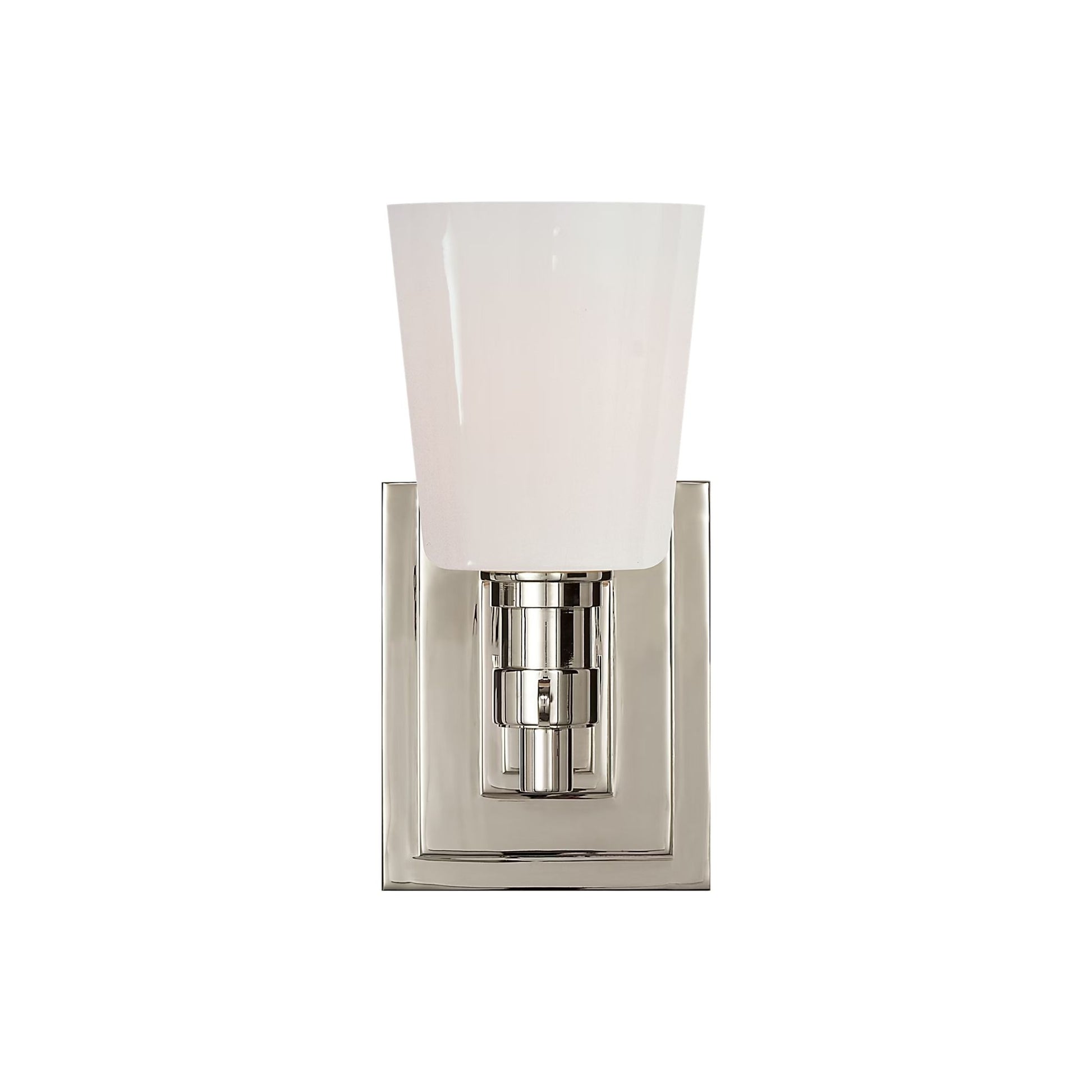 Thomas O'Brien Bryant Single Bath Wall Sconce - Polished Nickel Wall Light Bloomingdales Lighting Polished Nickel