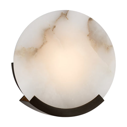 Kelly Wearstler Melange Alabaster Round Wall Sconce Wall Light Bloomingdales Lighting