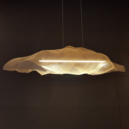 Juan Orts Aura Steel Mesh Pendant Light - Hand Painted Gold