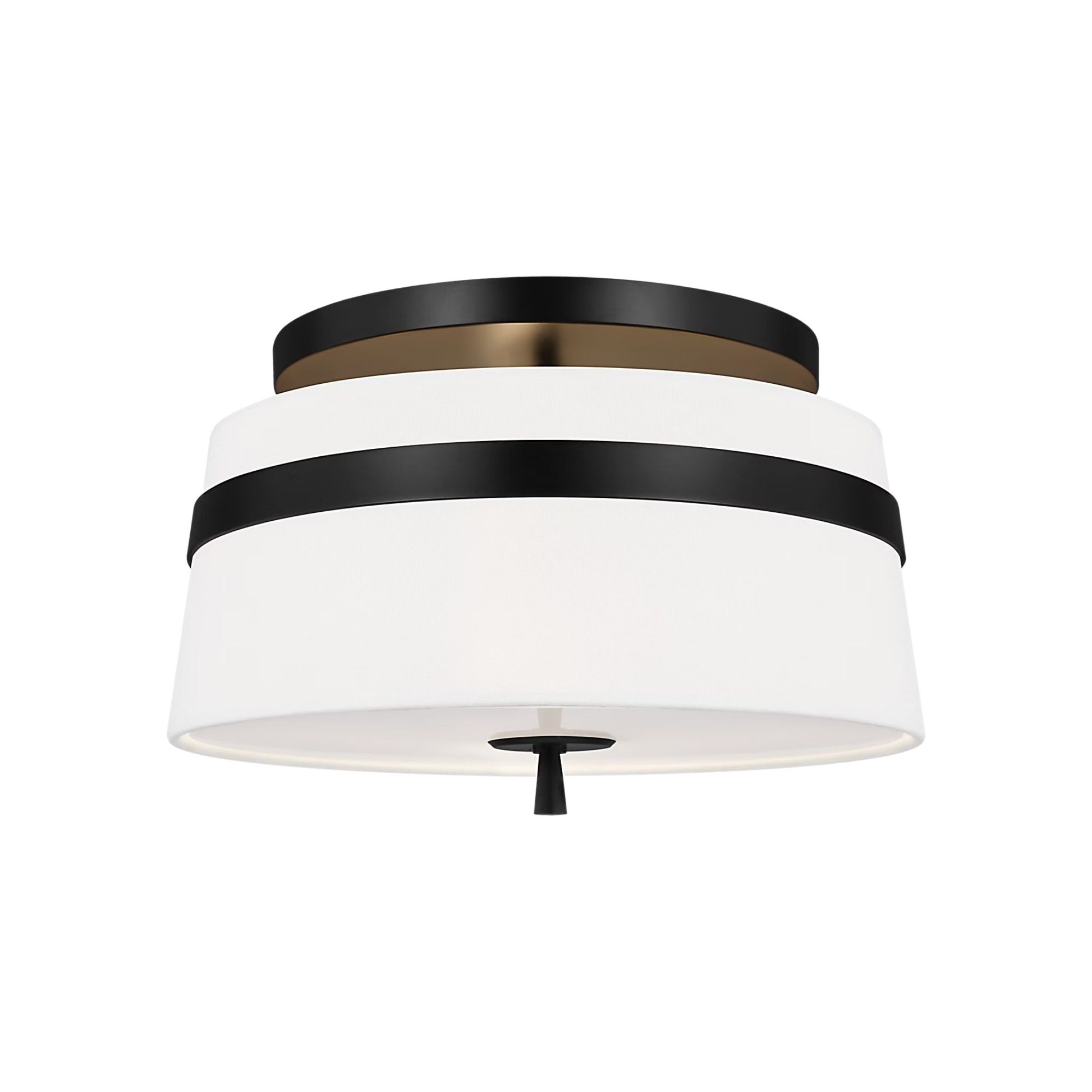 Alexa Hampton Cordtlandt Small Semi-Flush Mount Ceiling Light Ceiling Fluh Mount Bloomingdales Lighting Aged Iron