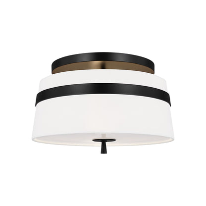 Alexa Hampton Cordtlandt Small Semi-Flush Mount Ceiling Light - Aged Iron Ceiling Fluh Mount Bloomingdales Lighting Aged Iron