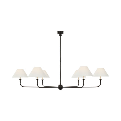 Thomas O'Brien Piaf Oversized Chandelier - Aged Iron & Ebonized Oak Chandelier Bloomingdales Lighting