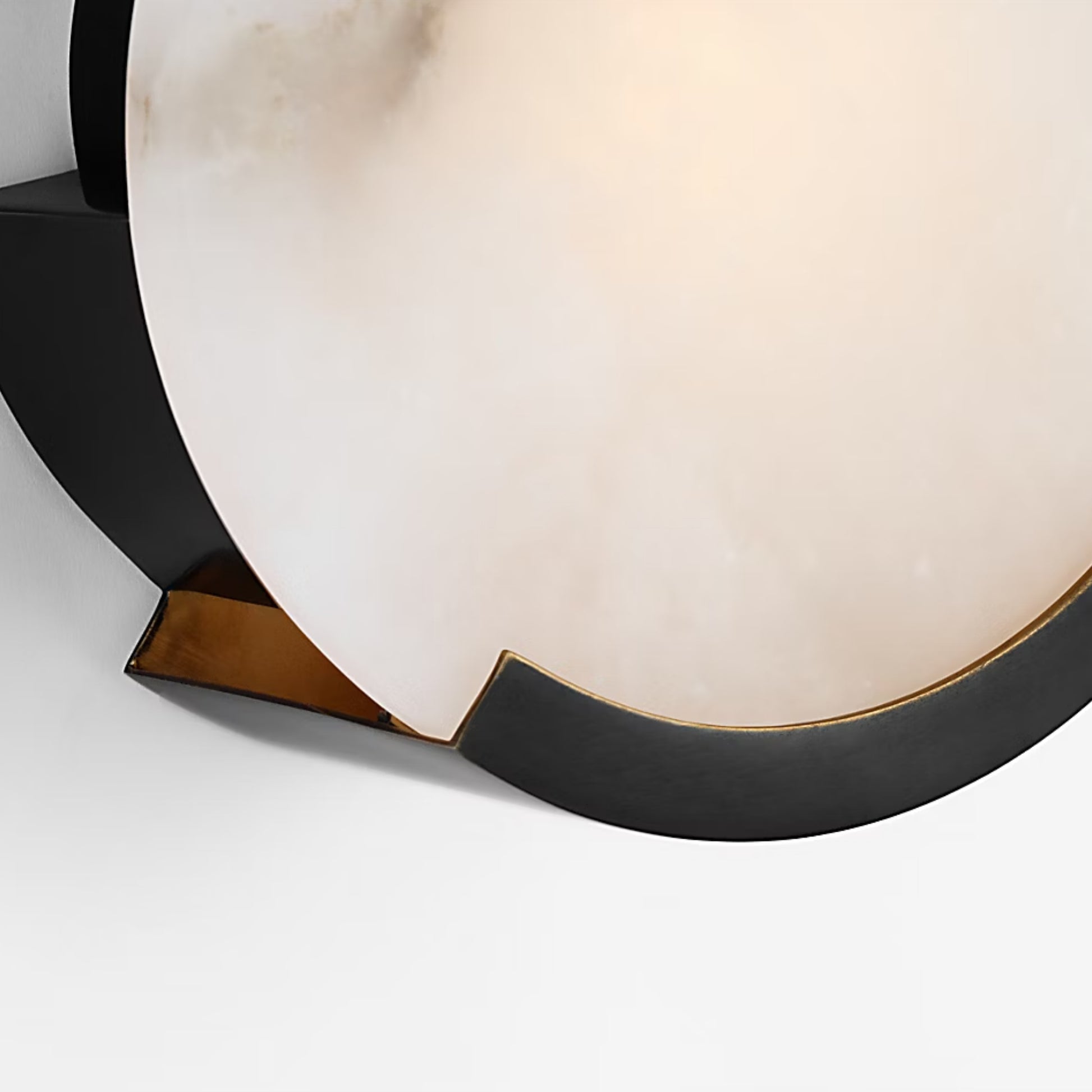 Kelly Wearstler Melange Alabaster Round Wall Sconce Wall Light Bloomingdales Lighting