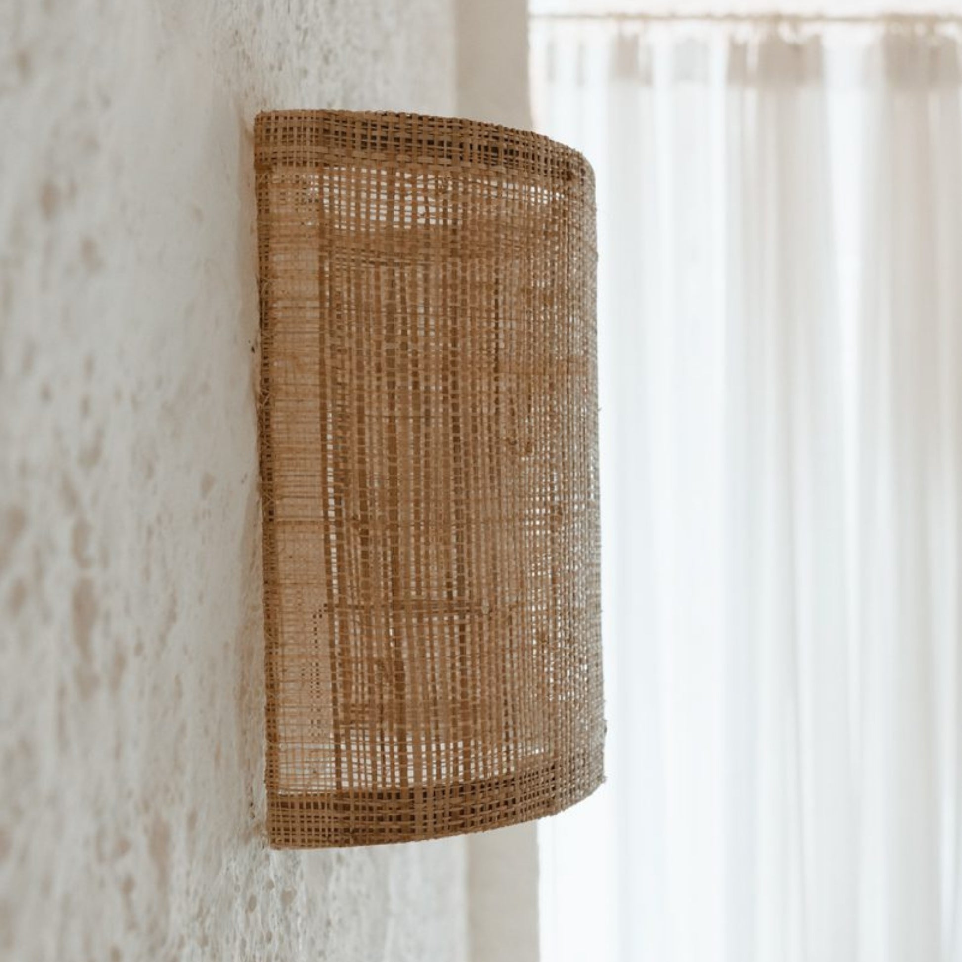 Bora Bora Natural Rattan Wall Sconce Wall Light Gypset Cargo