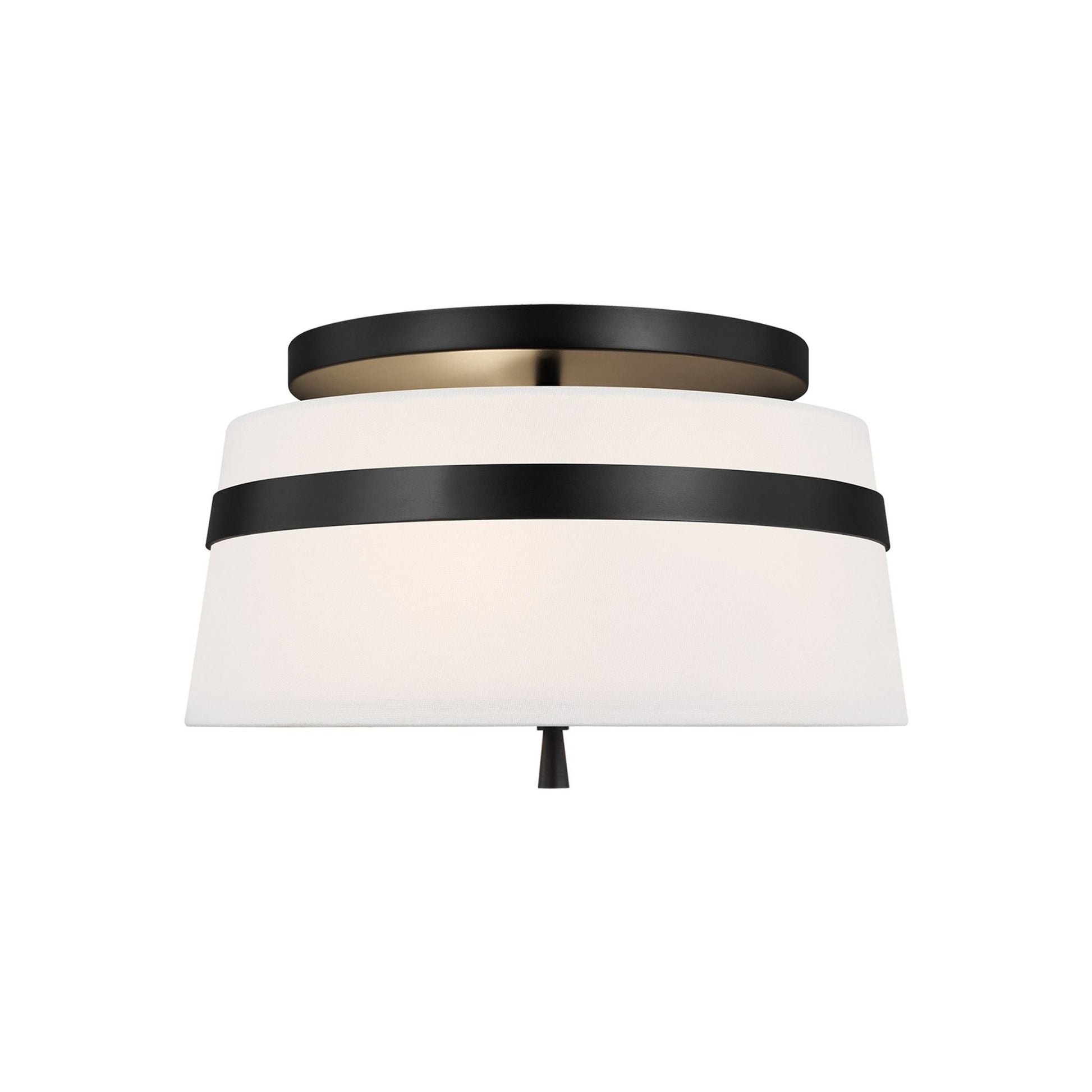 Alexa Hampton Cordtlandt Small Semi-Flush Mount Ceiling Light - Aged Iron Ceiling Fluh Mount Bloomingdales Lighting