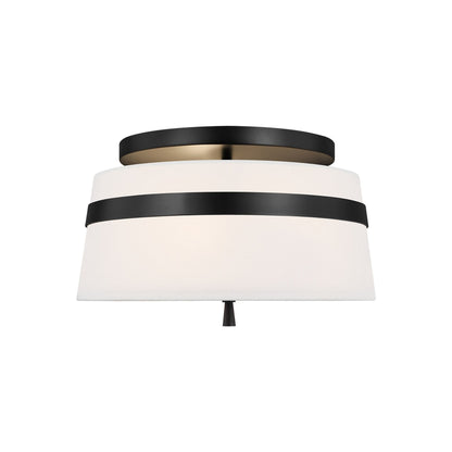 Alexa Hampton Cordtlandt Small Semi-Flush Mount Ceiling Light - Aged Iron Ceiling Fluh Mount Bloomingdales Lighting