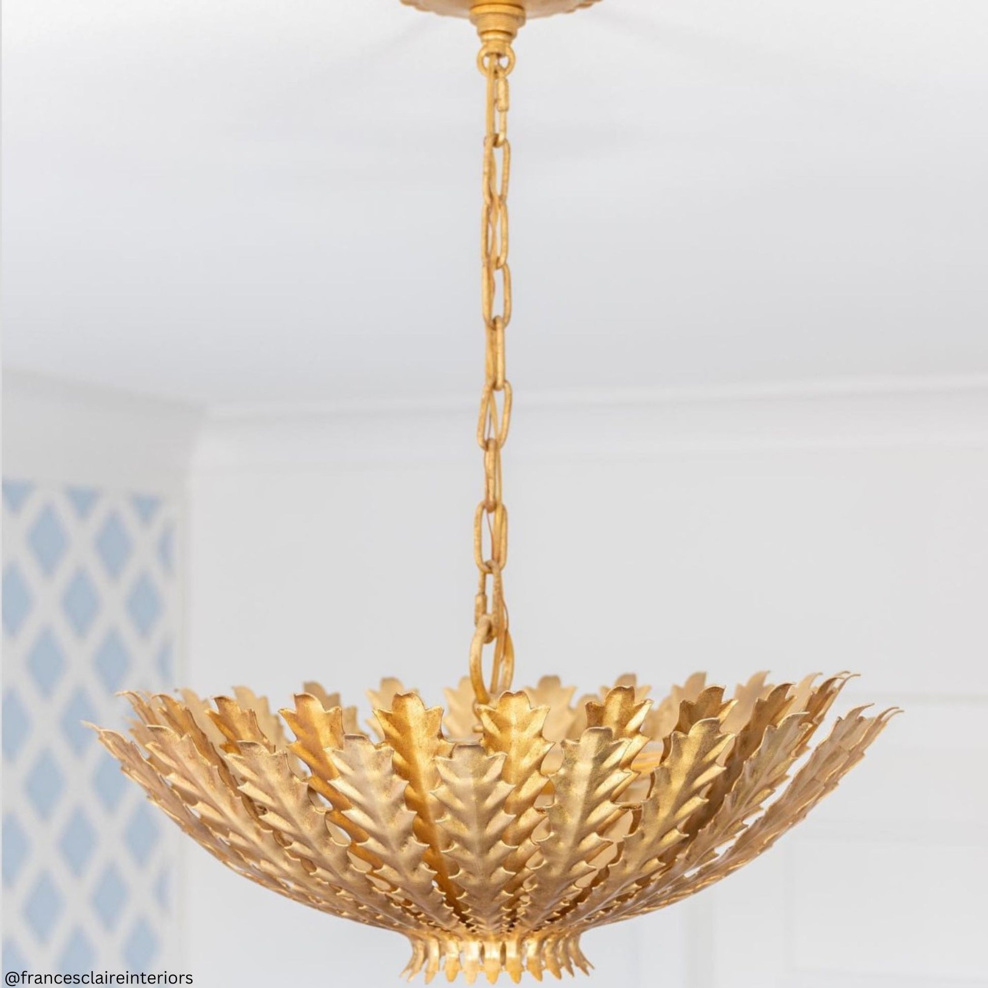 AERIN Hampton Medium Reef Chandelier - Gild Pendant Light Bloomingdales Lighting   