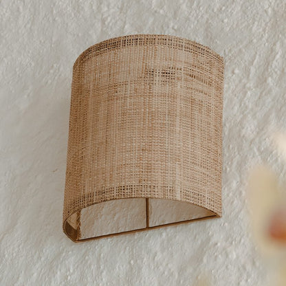 Bora Bora Natural Rattan Wall Sconce Wall Light Gypset Cargo