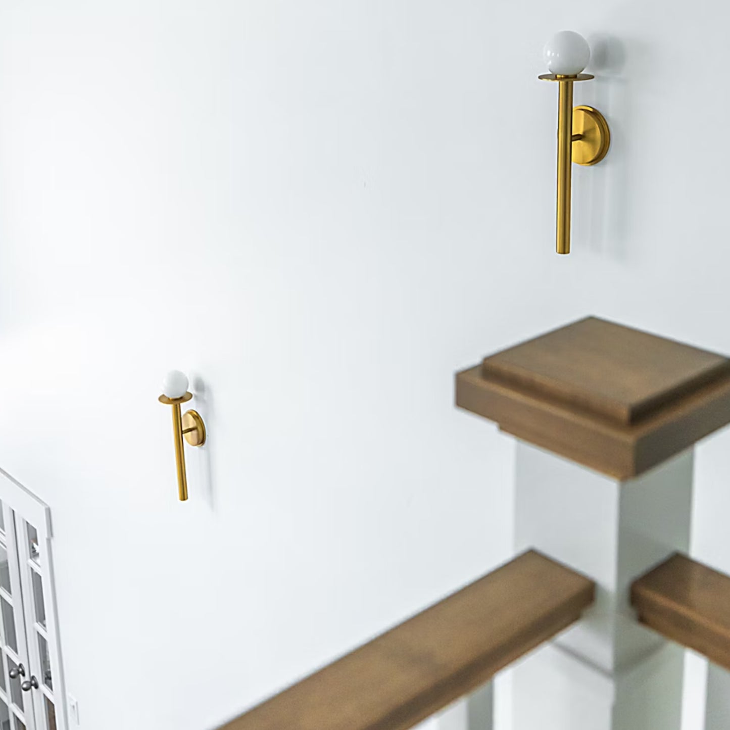 Kelly Wearstler Nodes Glass Wall Sconce - Burnished Brass Wall Light Bloomingdales Lighting