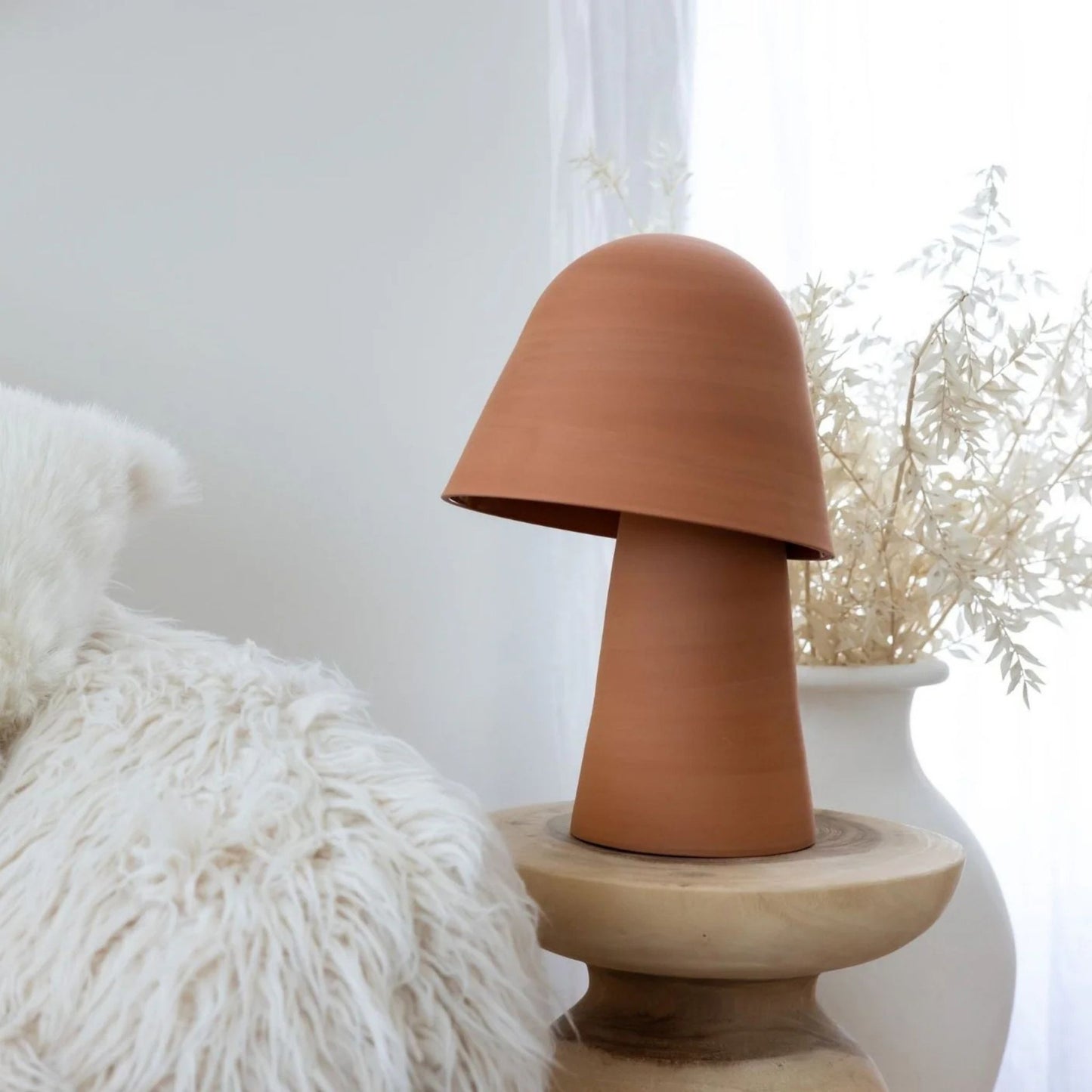 Okina Handmade Clay Table Lamp Table Lamp Klaylife