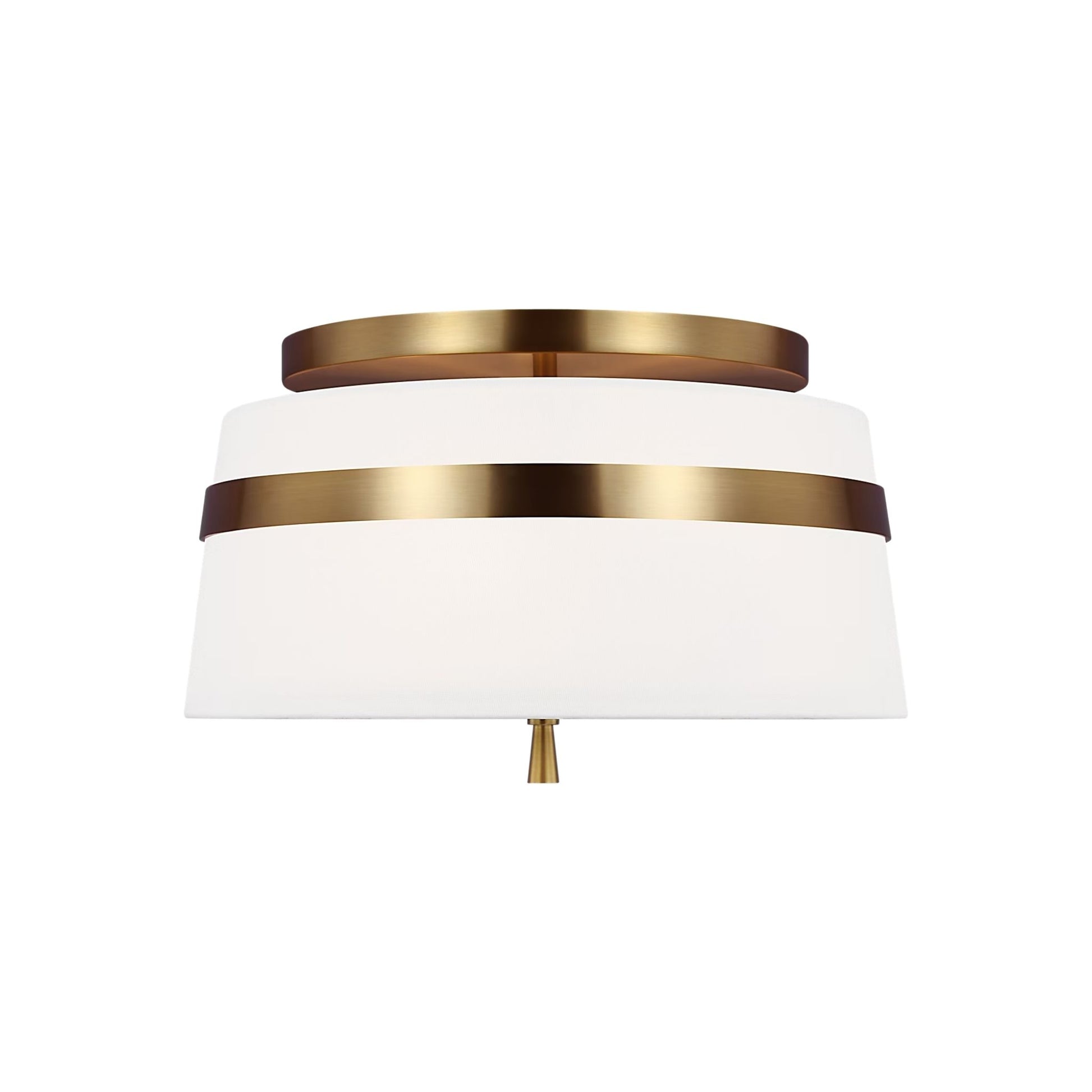Alexa Hampton Cordtlandt Small Semi-Flush Mount Ceiling Light - Brass Ceiling Fluh Mount Bloomingdales Lighting Brass
