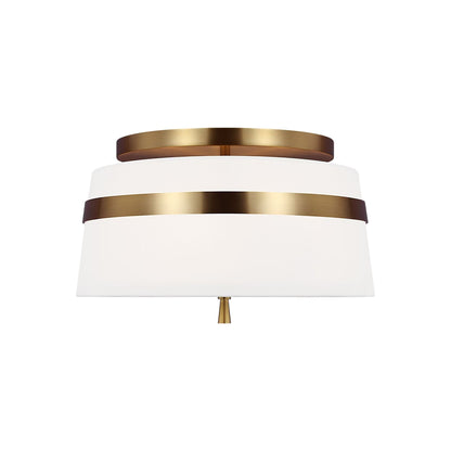 Alexa Hampton Cordtlandt Small Semi-Flush Mount Ceiling Light - Brass Ceiling Fluh Mount Bloomingdales Lighting Brass