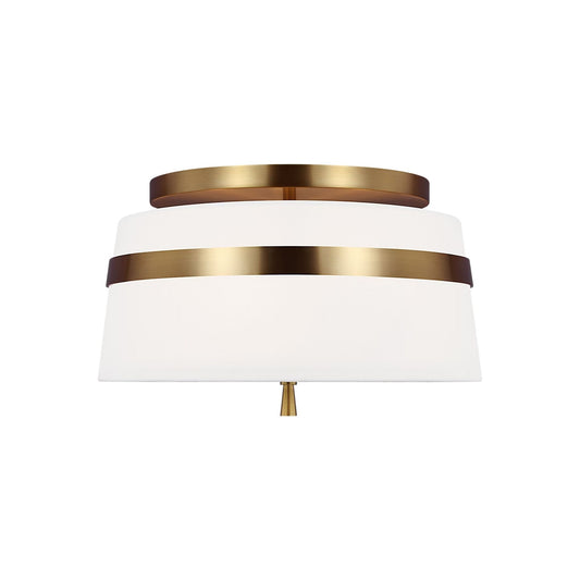 Alexa Hampton Cordtlandt Small Semi-Flush Mount Ceiling Light - Brass Ceiling Fluh Mount Bloomingdales Lighting Brass