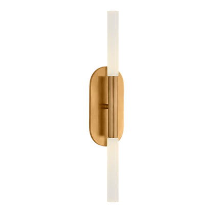 Kelly Wearstler Rousseau Medium Double Vanity Wall Sconce - Brass Wall Light Bloomingdales Lighting