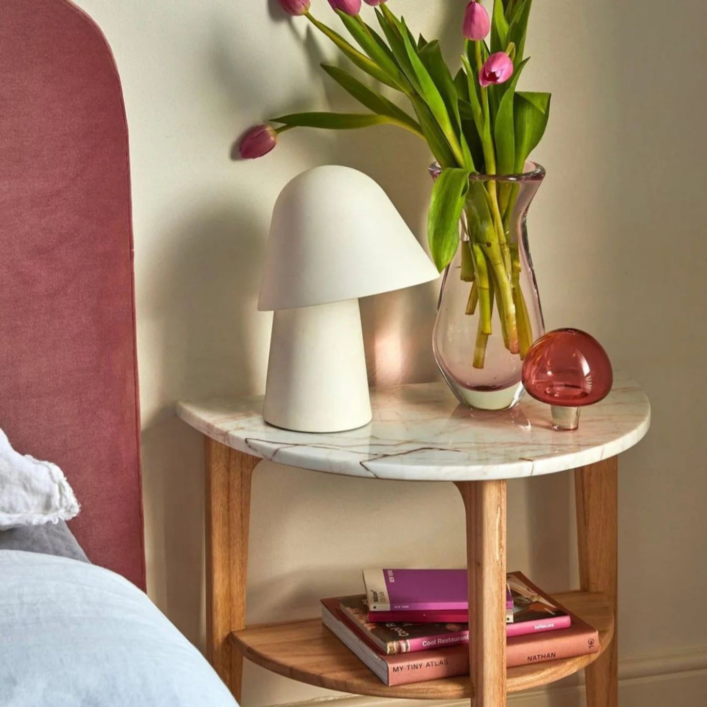 Okina Handmade Clay Table Lamp Table Lamp Klaylife