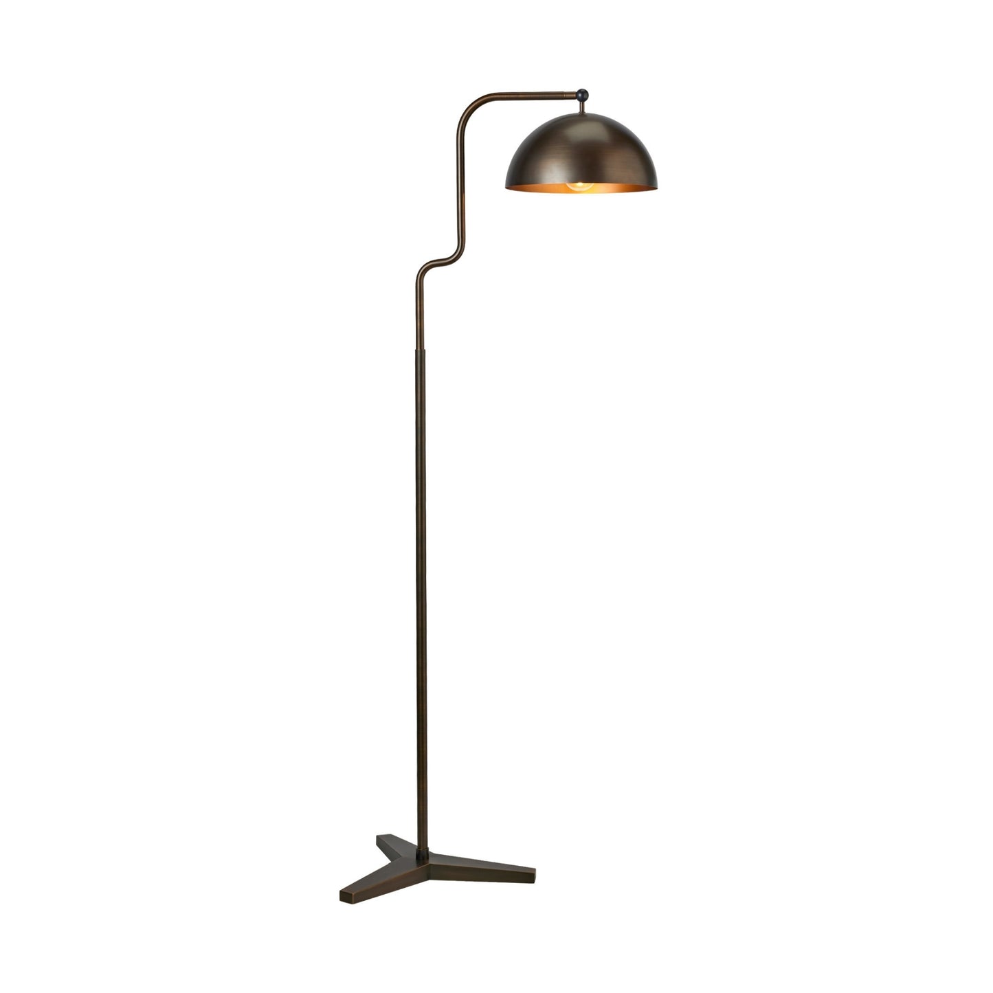 Leah Martin Remmy Floor Lamp - Aged Brass Floor Lamp Bloomingdales Lighting