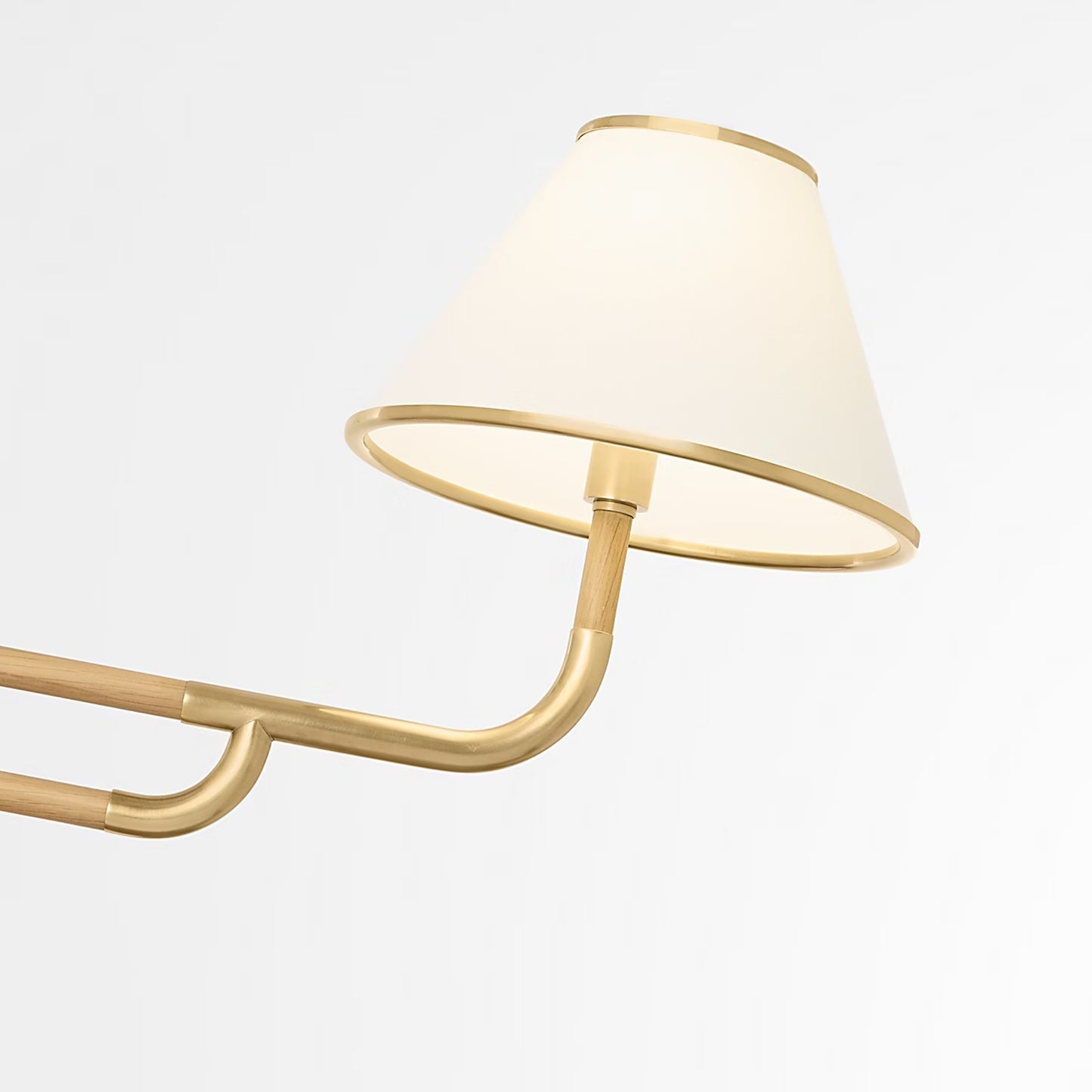 Marie Flanigan Rigby Grande Linen Chandelier - Brass Chandelier Bloomingdales Lighting