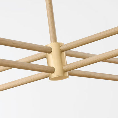 Marie Flanigan Rigby Grande Linen Chandelier - Brass Chandelier Bloomingdales Lighting