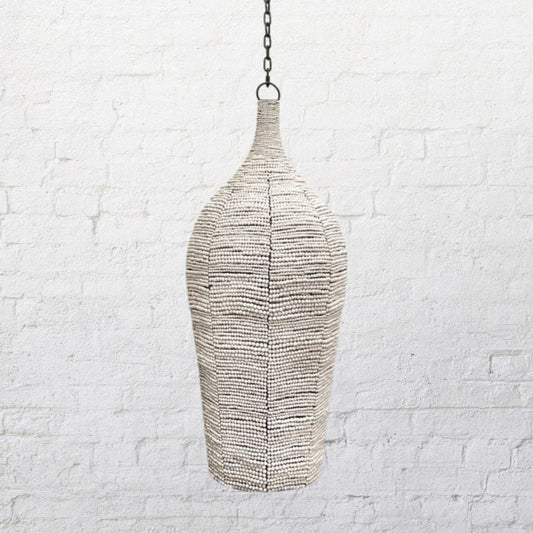 Cocoon Beaded Handmade Clay Pendant Light Pendant Light Klaylife Extra Small