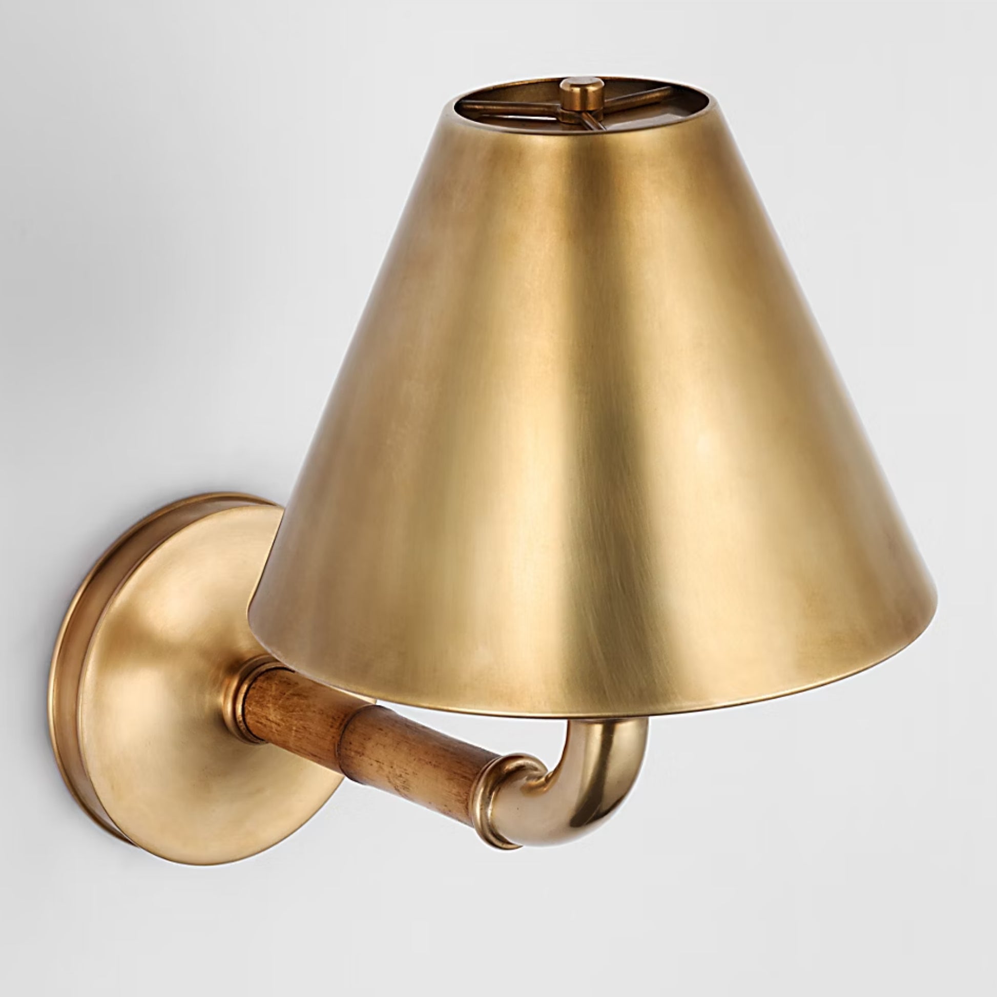 Ralph Lauren Dalfern Medium Bamboo Single Wall Sconce - Brass Wall Light Bloomingdales Lighting