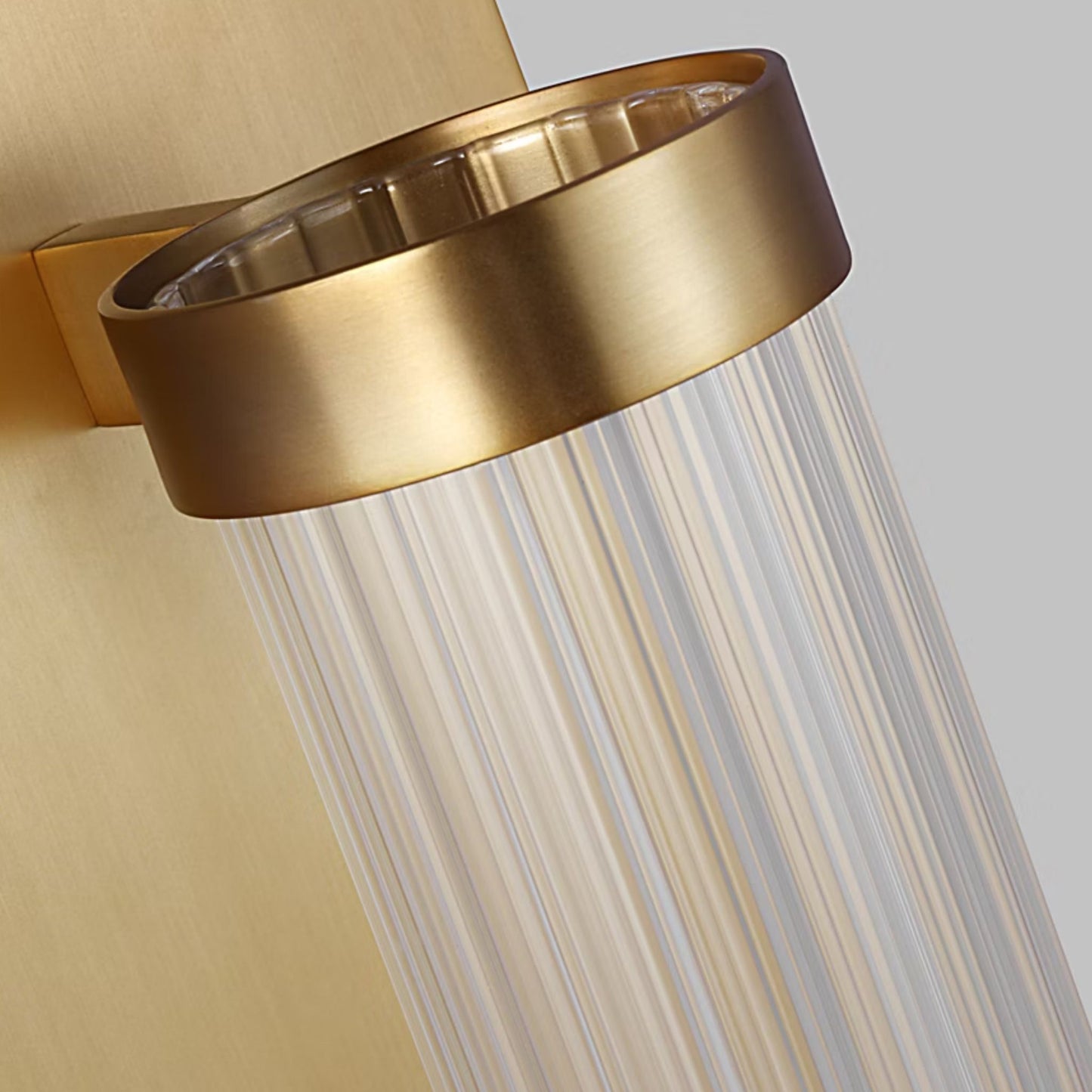 Alexa Hampton Demi Tubular Glass Wall Sconce - Brass Wall Light Bloomingdales Lighting