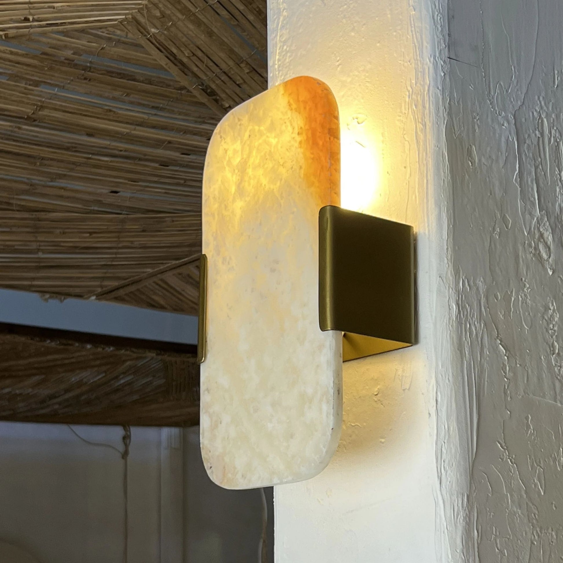 Amera Onyx Wall Sconce Wall Light Bisque Interiors