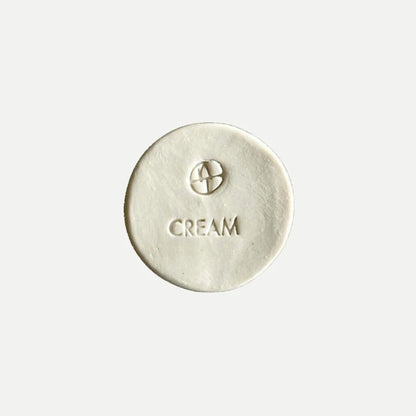 Dawn Small Ceramic Pendant Light Pendant Light Studio Enti Cream Brass