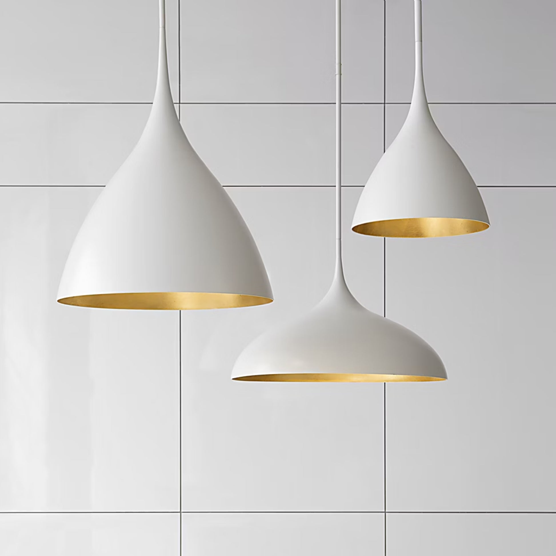 AERIN Agnes Large Pendant Light - Plaster White Pendant Light Bloomingdales Lighting