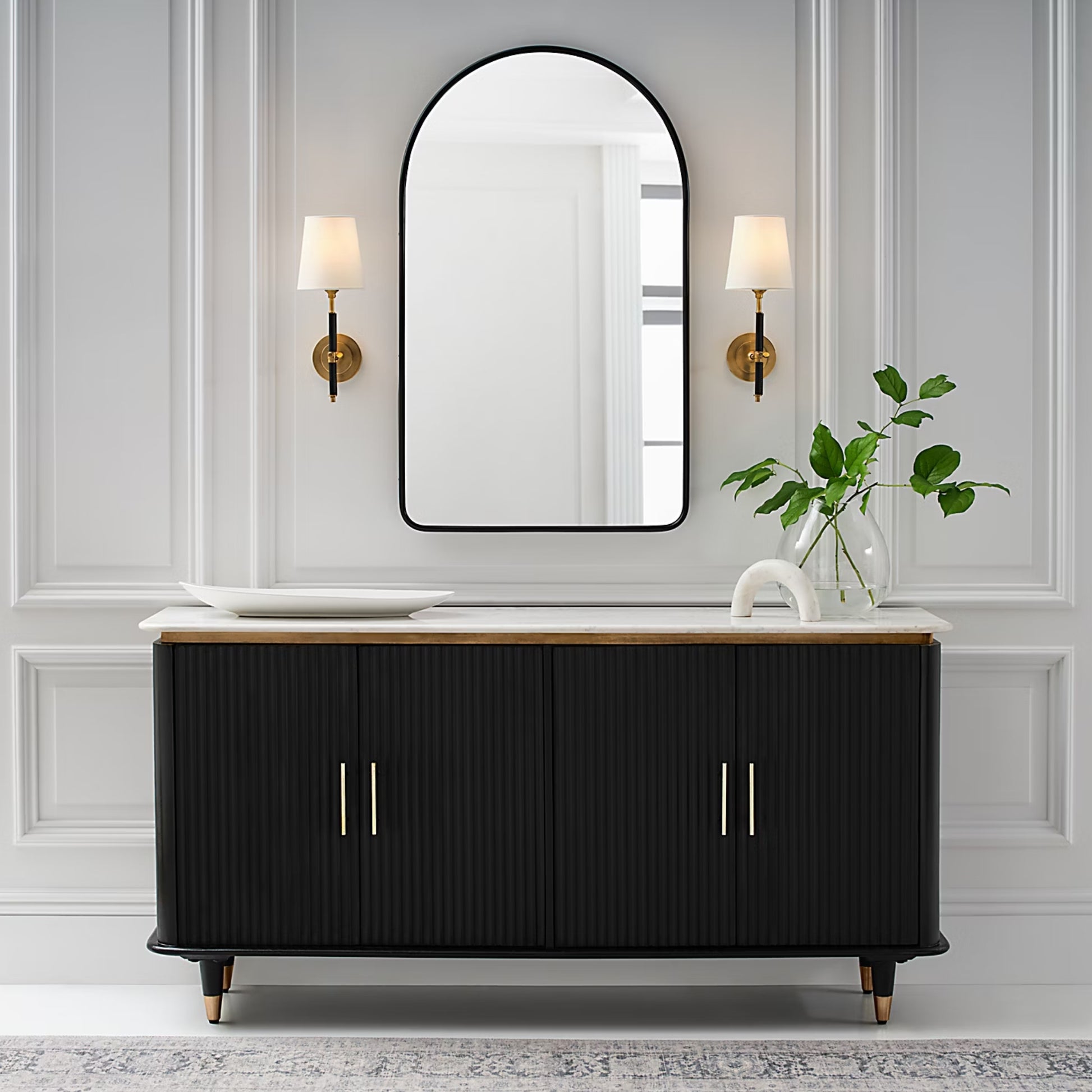 Thomas O'Brien Bryant Leather Wrapped Wall Sconce Wall Light Bloomingdales Lighting