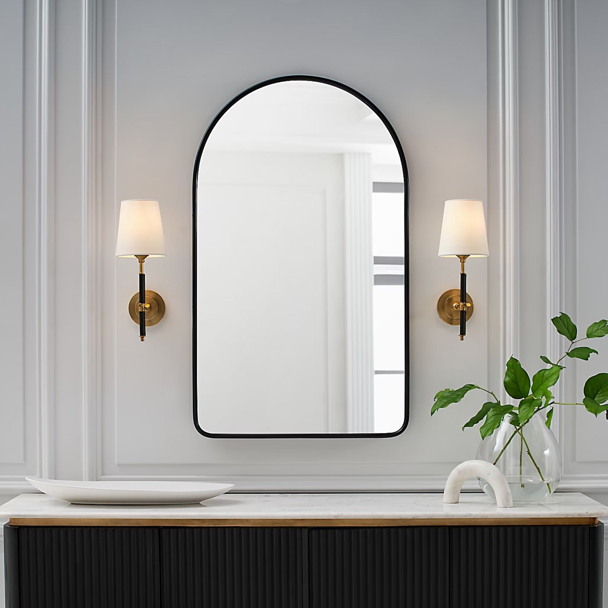 Thomas O'Brien Bryant Leather Wrapped Wall Sconce Wall Light Bloomingdales Lighting