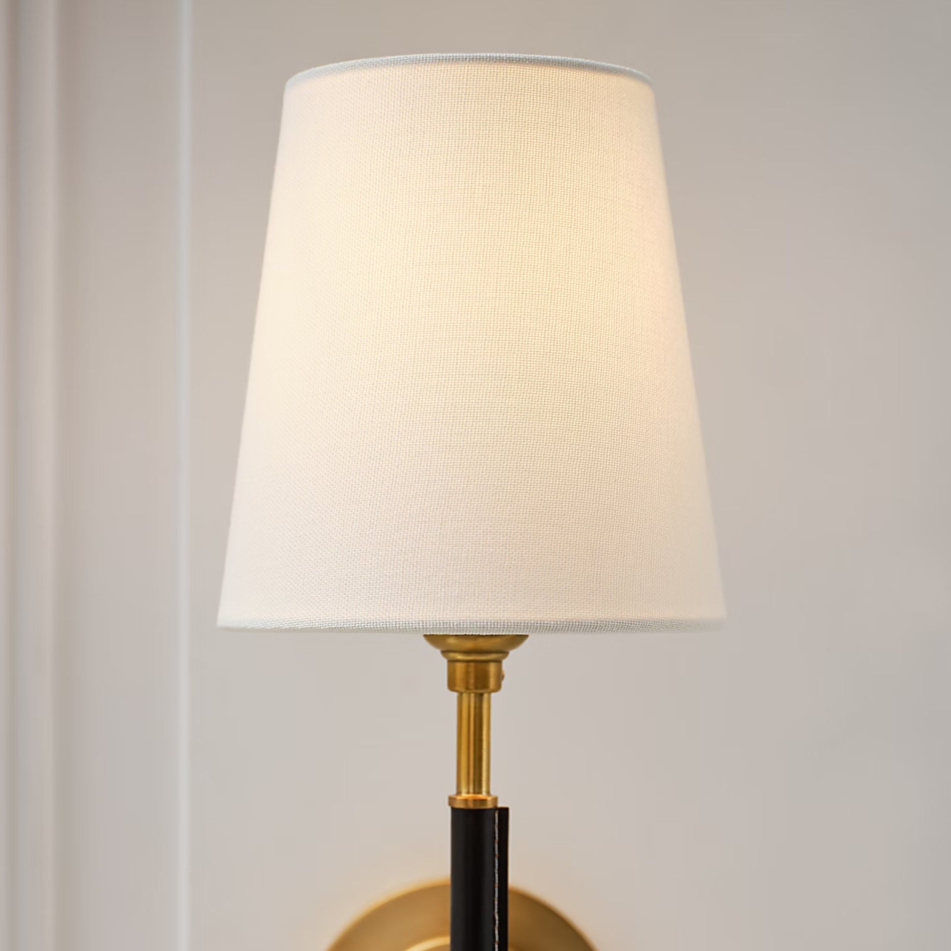 Thomas O'Brien Bryant Leather Wrapped Wall Sconce Wall Light Bloomingdales Lighting