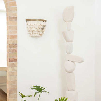 Petal Handmade Clay Wall Sconce Wall Light Klaylife