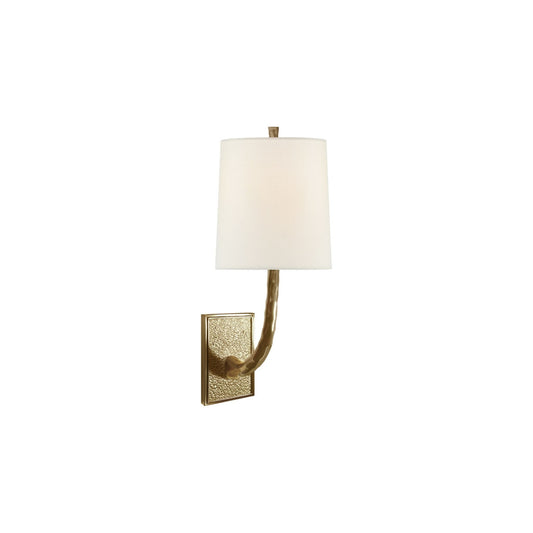 Barbara Barry Lyric Linen Branch Wall Sconce - Soft Brass Wall Light Bloomingdales Lighting