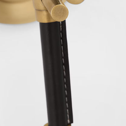 Thomas O'Brien Bryant Leather Wrapped Wall Sconce Wall Light Bloomingdales Lighting