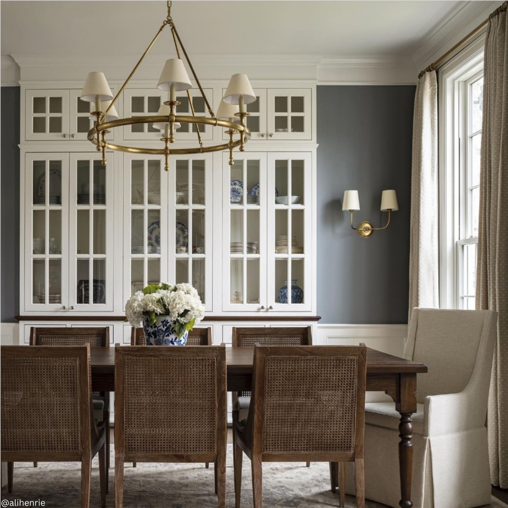 E. F. Chapman Classic Ring Chandelier - Brass Pendant Light Bloomingdales Lighting   