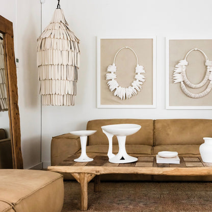 Cocoon Shard Handmade Clay Pendant Light Pendant Light Klaylife