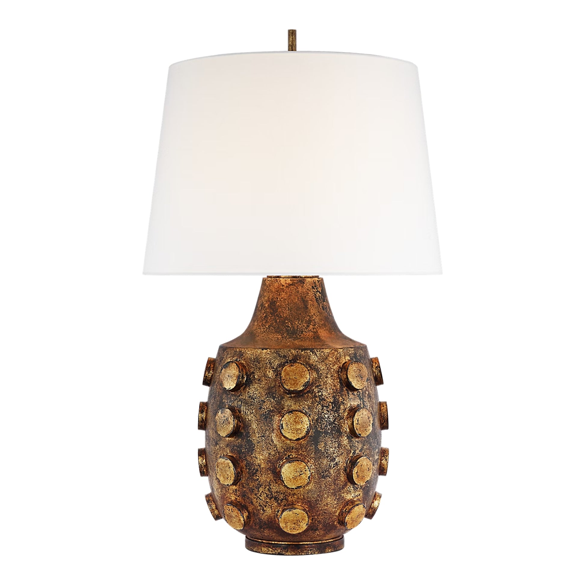 Thomas O'Brien Orly Large Linen Table Lamp Table Lamp Bloomingdales Lighting Antique Gild